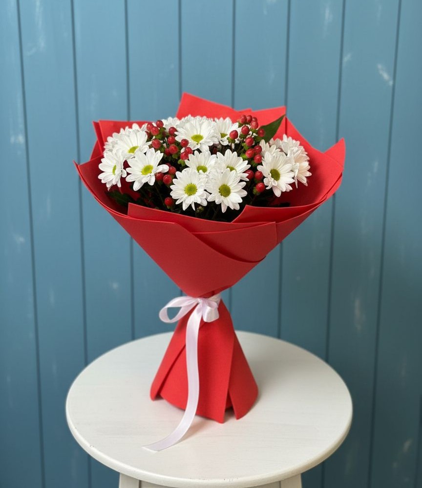 Букет цветов из: Хризантемы в Чигири