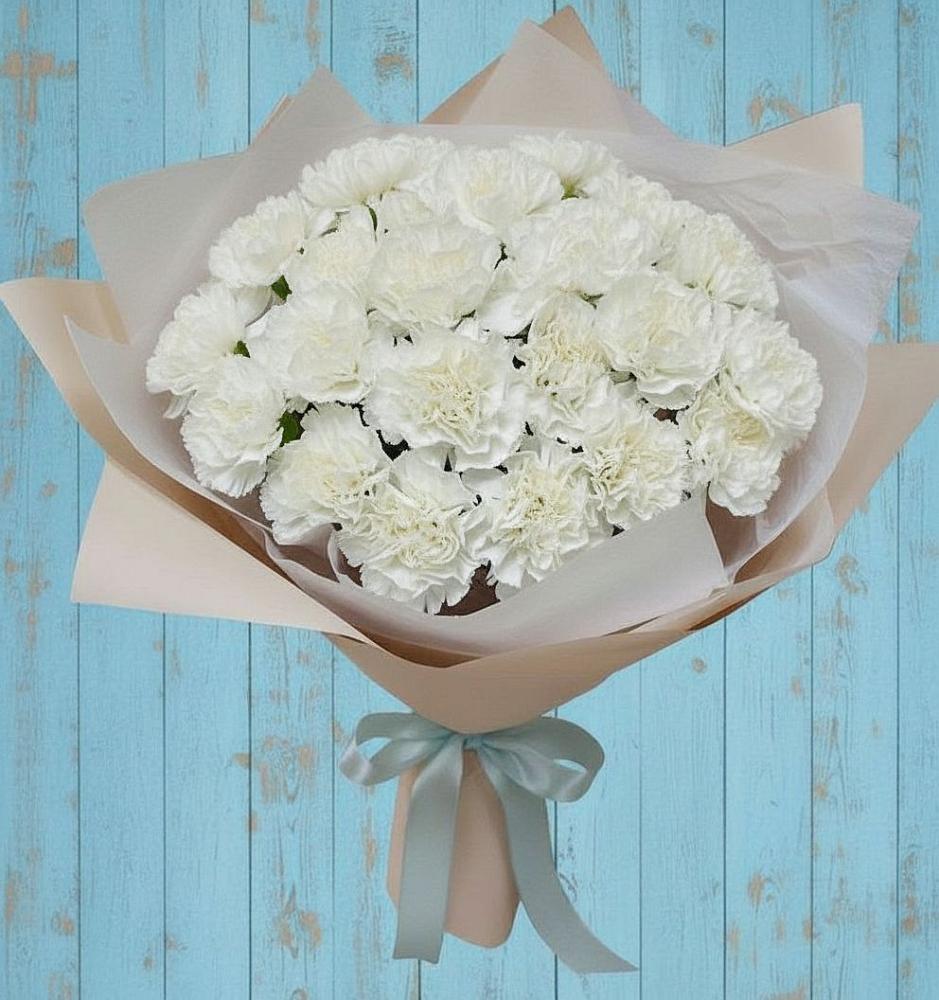 Букет цветов из: Гвоздики в Чигири