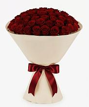 Букет 101 Бордовая роза Блэк Бакарра в Чигири