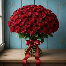 Букет Красные розы Блэк Меджик в Чигири