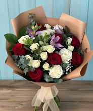 Букет цветов из:  Розы и Альстромерии в Чигири