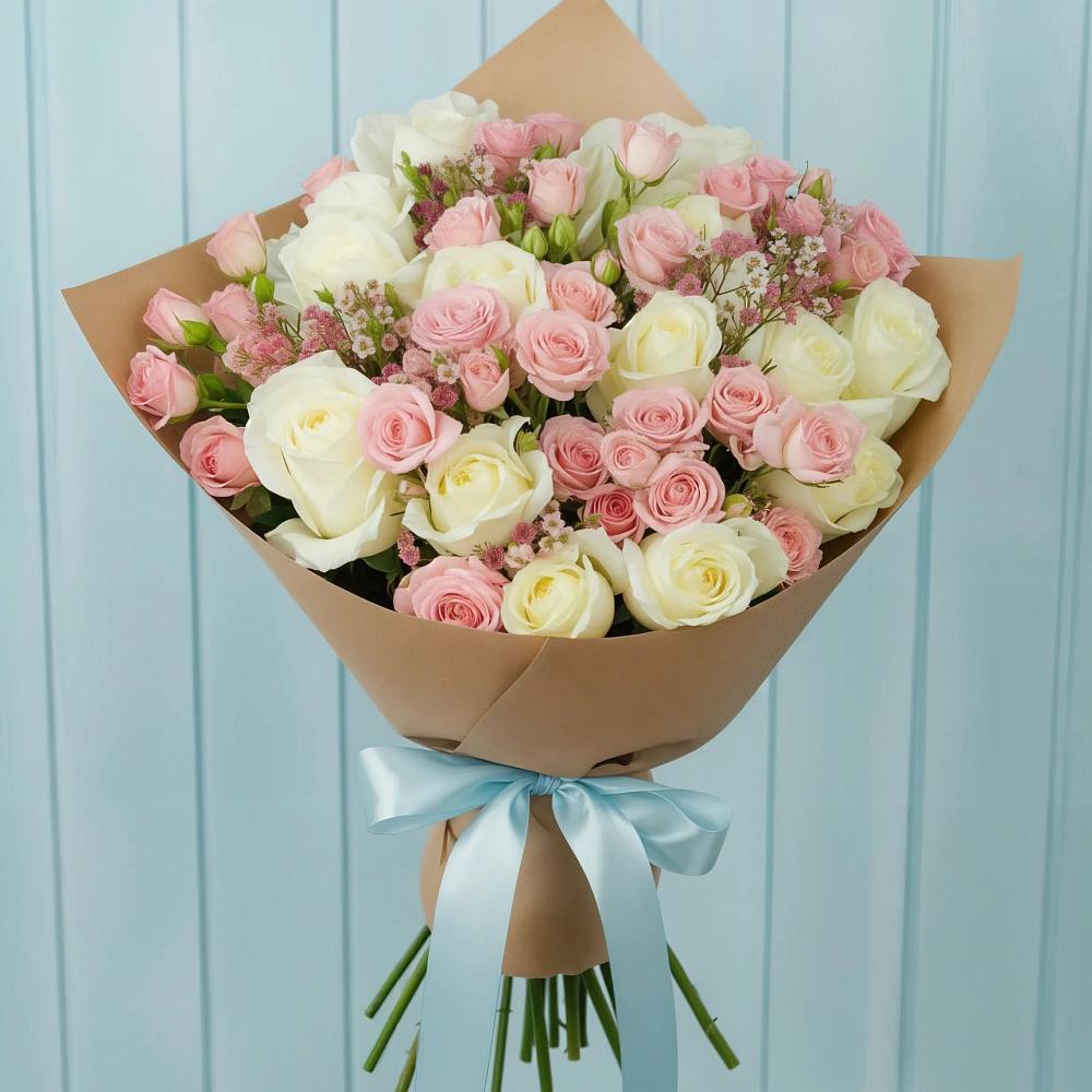 Букет цветов из: Розы в Чигири