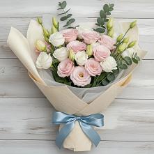 Букет цветов из:  Лизиантусы в Чигири