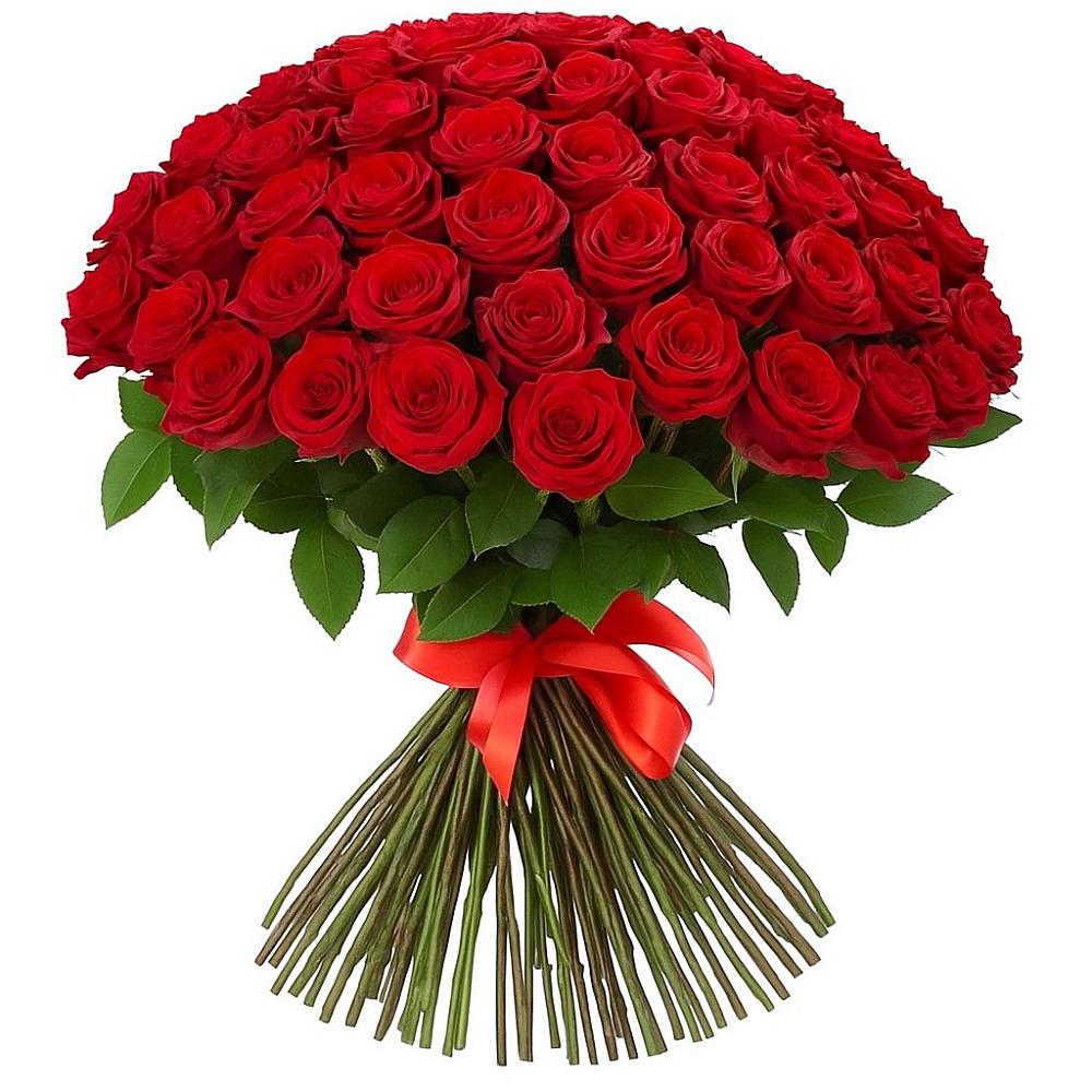 Букет Красные розы Блэк Меджик в Чигири