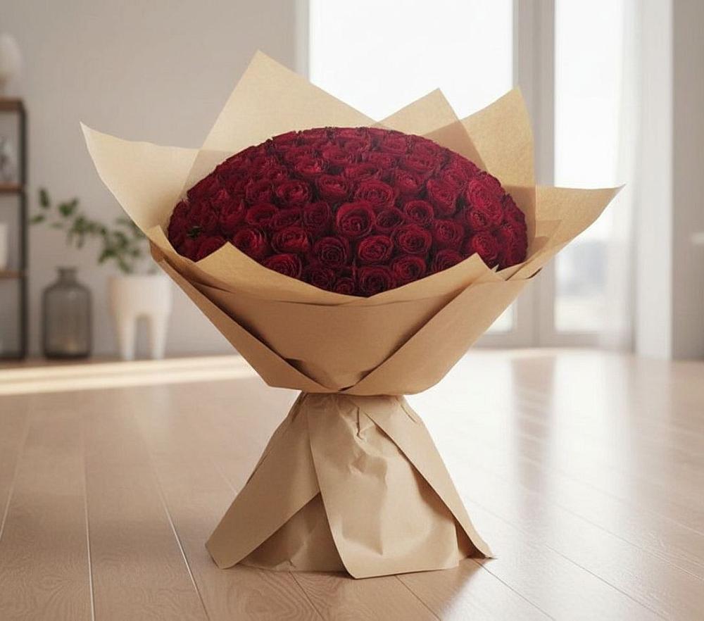 Букет 101 Красная роза в Чигири