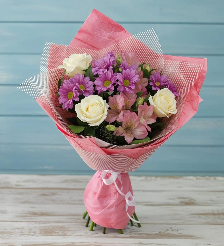 Букет цветов из: Герберы в Чигири