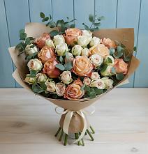 Букет цветов из:  Альстромерии и Розы в Чигири