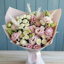 Букет цветов из:  Альстромерии и Розы в Чигири